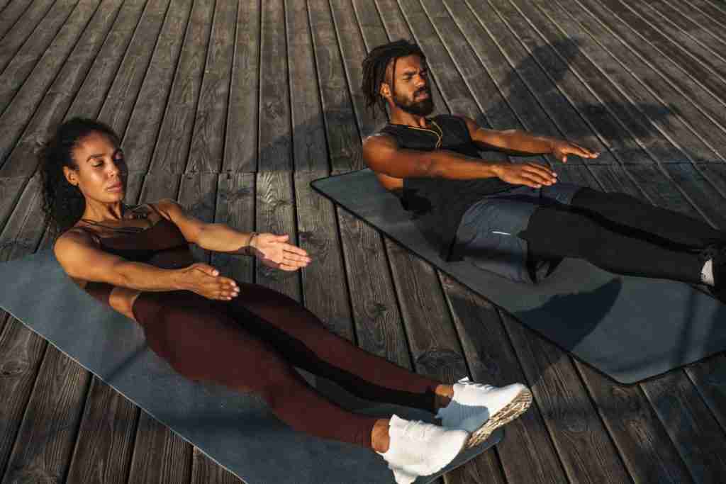Black couple exercising together can have a healthy sex life