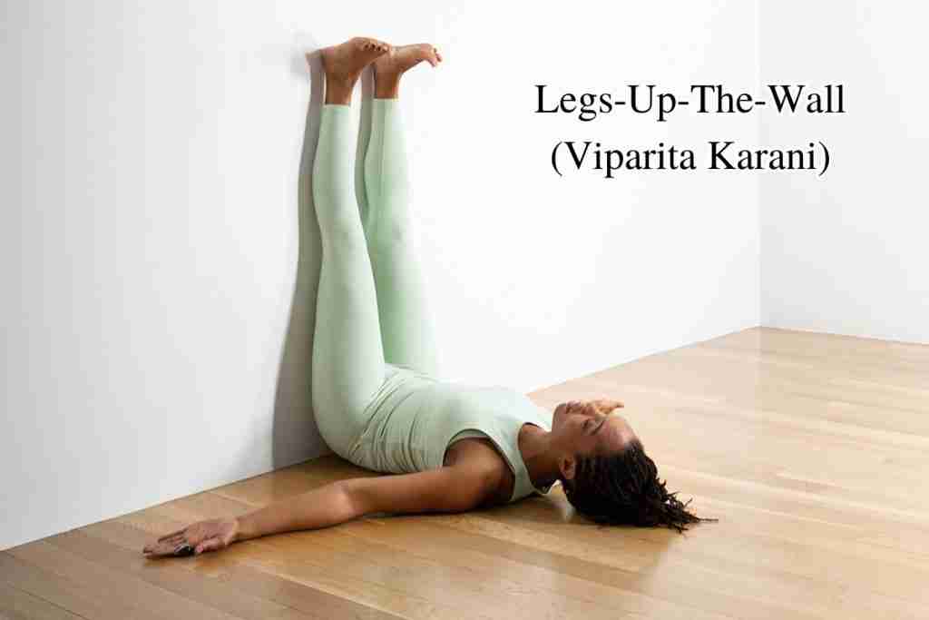 Yoga for managing fibroids - Legs-Up-The-Wall (Viparita Karani)