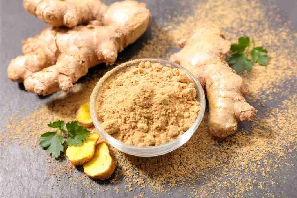 Ginger is an example of alternative therapy that can help stop heavy bleeding from fibroids.