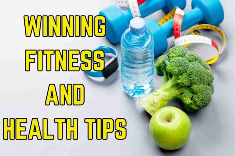 Image showing some essential items for getting deliciously fit and healthy